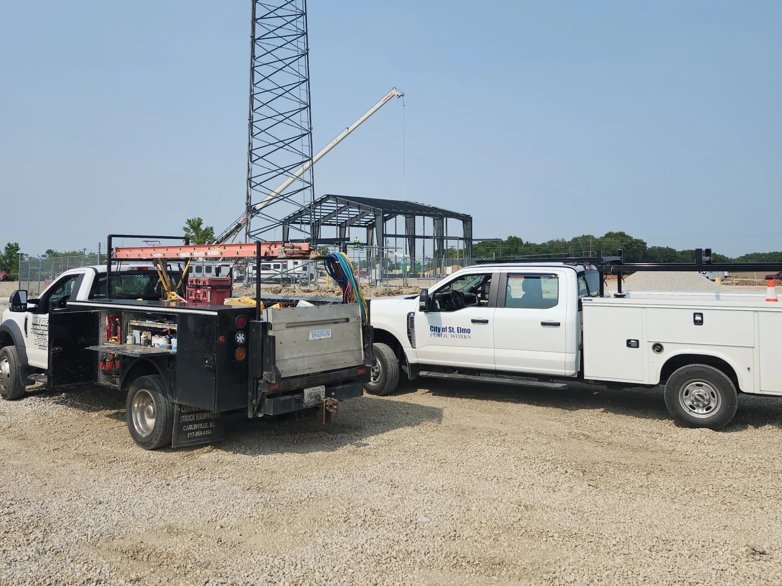 St. Elmo Public Works utility pickup truck